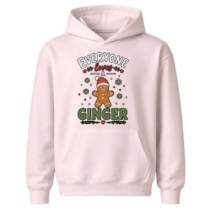 Everyone Loves A Ginger Christmas Kids Hoodie
