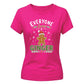 Everyone Loves A Ginger Graphic Christmas Ladies T-Shirt