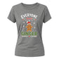 Everyone Loves A Ginger Graphic Christmas Ladies T-Shirt