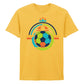 Football Inspired Soccer Colorful Design Printed Unisex Tshirt