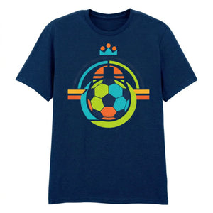 Football Inspired Soccer Colorful Design Printed Unisex Tshirt