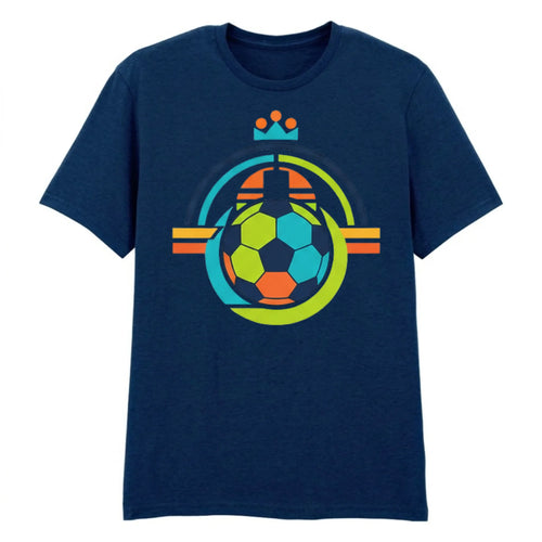 Football Inspired Soccer Colorful Design Printed Unisex Tshirt