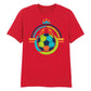 Football Inspired Soccer Colorful Design Printed Unisex Tshirt