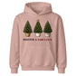 Festive And Fabulous Potted Trees Christmas Kids Hoodie