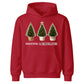Festive And Fabulous Potted Trees Christmas Kids Hoodie