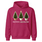 Festive And Fabulous Potted Trees Christmas Kids Hoodie