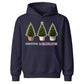 Festive And Fabulous Potted Trees Christmas Kids Hoodie