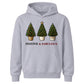 Festive And Fabulous Potted Trees Christmas Kids Hoodie