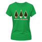 Festive And Fabulous Potted Trees Christmas Ladies T-Shirt