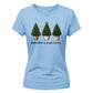 Festive And Fabulous Potted Trees Christmas Ladies T-Shirt