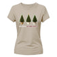 Festive And Fabulous Potted Trees Christmas Ladies T-Shirt