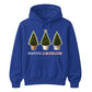 Festive And Fabulous Potted Trees Christmas Unisex Hoodie