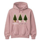 Festive And Fabulous Potted Trees Christmas Unisex Hoodie