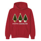 Festive And Fabulous Potted Trees Christmas Unisex Hoodie