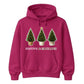 Festive And Fabulous Potted Trees Christmas Unisex Hoodie