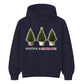 Festive And Fabulous Potted Trees Christmas Unisex Hoodie