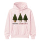 Festive And Fabulous Potted Trees Christmas Unisex Hoodie