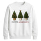 Festive And Fabulous Trees Christmas Unisex Sweatshirt