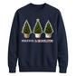 Festive And Fabulous Trees Christmas Unisex Sweatshirt