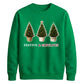 Festive And Fabulous Trees Christmas Unisex Sweatshirt