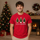 Festive And Fabulous Trees Graphic Christmas Unisex T-Shirt