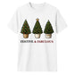 Festive And Fabulous Trees Graphic Christmas Unisex T-Shirt