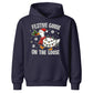 Festive Goose On The Loose Christmas Kids Hoodie