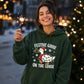 Festive Goose On The Loose Christmas Unisex Hoodie