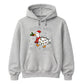 Festive Goose On The Loose Christmas Unisex Hoodie