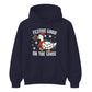 Festive Goose On The Loose Christmas Unisex Hoodie