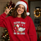 Festive Goose On The Loose Christmas Unisex Sweatshirt