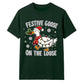 Festive Goose On The Loose Christmas Unisex T-Shirt
