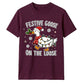Festive Goose On The Loose Christmas Unisex T-Shirt