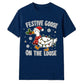 Festive Goose On The Loose Christmas Unisex T-Shirt