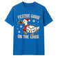 Festive Goose On The Loose Christmas Unisex T-Shirt
