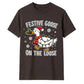 Festive Goose On The Loose Christmas Unisex T-Shirt