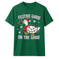 Festive Goose On The Loose Christmas Unisex T-Shirt