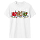 Festive Ho Ho Ho Christmas Graphic Unisex T-Shirt