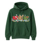Festive Ho Ho Ho Fairy Lights Graphic Unisex Hoodie
