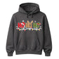 Festive Ho Ho Ho Fairy Lights Graphic Unisex Hoodie