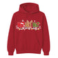 Festive Ho Ho Ho Fairy Lights Graphic Unisex Hoodie