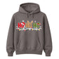 Festive Ho Ho Ho Fairy Lights Graphic Unisex Hoodie