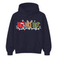 Festive Ho Ho Ho Fairy Lights Graphic Unisex Hoodie