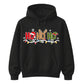 Festive Ho Ho Ho Fairy Lights Graphic Unisex Hoodie