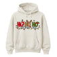 Festive Ho Ho Ho Fairy Lights Graphic Unisex Hoodie