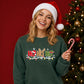 Festive Ho Ho Ho Graphic Christmas Unisex Sweatshirt
