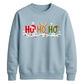 Festive Ho Ho Ho Graphic Christmas Unisex Sweatshirt