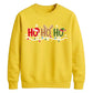 Festive Ho Ho Ho Graphic Christmas Unisex Sweatshirt