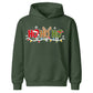Festive Ho Ho Ho Santa Reindeer Elf Christmas Kids Hoodie