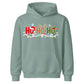 Festive Ho Ho Ho Santa Reindeer Elf Christmas Kids Hoodie